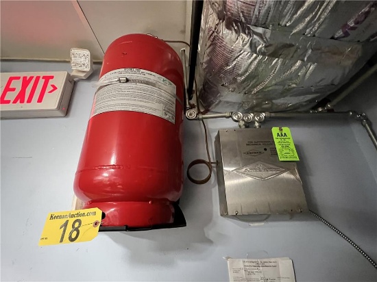 AMEREX MODEL 600 6.14-GALLON STORED WET CHEMICAL FIRE SUPPRESSION SYSTEM