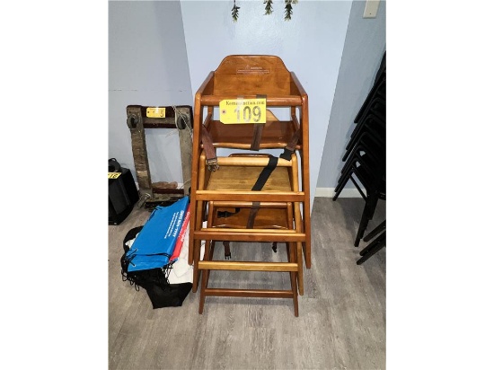$BID PRICE X 3 - (3) HIGH CHAIRS
