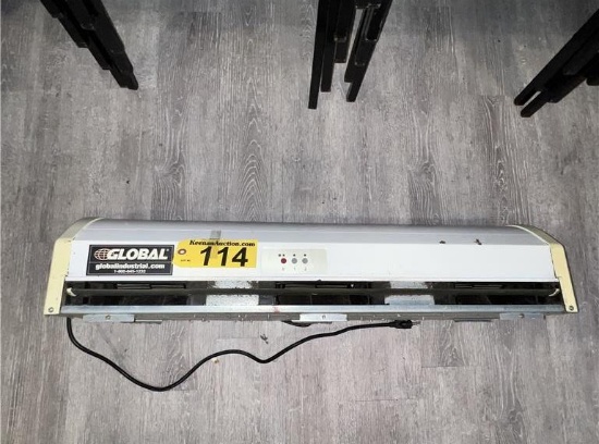 GLOBAL INDUSTRIAL 36" ELECTRIC AIR CURTAIN, MODEL 246608