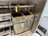 $BID PRICE X 2 - (2) COOK RITE MODEL ATFS-40, 90,000 BTU, PROPANE, 40LB. DEEP FAT FRYERS