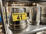 $BID PRICE X 2 - (2) STAINLESS STEEL BAINE MARIES