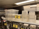 $BID PRICE X 16 - (16) ASSORTED SIZE PLASTIC INSERTS WITH 5-ASSORTED LIDS