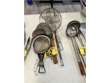 LOT: 8-WOK STRAINERS