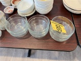 LOT: 9-GLASS SALAD BOWLS