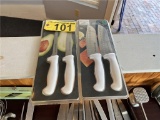 $BID PRICE X 2 - (2) EUROPEAN STEEL KNIFE SETS, 6