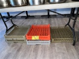 LOT OF 5-ASSORTED DISH RACKS