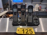 LOT: 3-PANASONIC KX-TGD560 CORDLESS PHONES