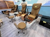 (2) GULFSTREAM AMPRO WHIRLPOOL PEDICURE SPA CHAIRS