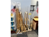 LOT OF ASSORTED SIZE PLEXIGLAS DIVIDERS