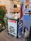 LOT: 2-OPEN FLAGS & A-FRAME