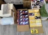 LOT OF ASSORTED VINYL GLOVES & FACE MASKS