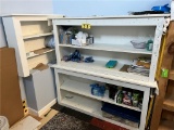 LOT OF 3-ASSORTED PINE DISPLAY CASES: (2) 60