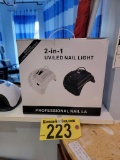 NEW IN BOX - BLACK UV/LED NAIL LAMP