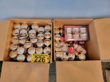 LOT: 211+/- DIP POWDER CONTAINERS WITH NEW 6-PIECE KIT