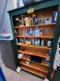 CONTENTS ON 2-STORAGE SHELVES: ASSORTED SALON STERILIZERS, ESSENTIAL OIL DIFFUSERS, MISC.