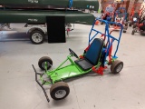 CUSTOM GO-KART, 6.5HP PREDATOR GAS ENGINE, CVT TRANSMISSION, CUSTOM HIGH FLOW EXHAUST