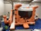 TIGER BOUNCE HOUSE WITH SLIDE & BLOWER, 18'W X 13'D X 13'H, FROM HEAD TO TAIL: 28'W