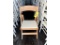 (98) CSP NATURAL WOOD/IVORY PADDED FOLDING CHAIRS