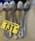 (10) ASSORTED SERVING SPOONS, PERFORATED, SLOTTED, FULL