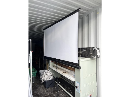 PROP VUE 87" X 48" PROJECTION SCREEN WITH TRIPOD