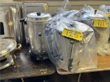 (4) ASSORTED 55-CUP COFFEE URNS, REGAL & WESTBEND