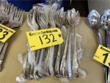 (15) ASSORTED CHROME SERVING SPOONS