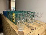 (48) ASSORTED STEMWARE & ROCKS GLASSES