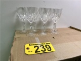 (79) EPURE GLASS CUT WATER GLASSES