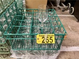 (44) WATER GOBLETS WITH RACKS