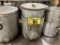 FLR 2: $BID PRICE X 2 - (2) APPROX. 40-QT. ALUMINUM STOCK POTS