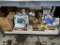 FLR 1: LOT OF ASSORTED PAPER GOODS, FOOD STORAGE, GLOVES