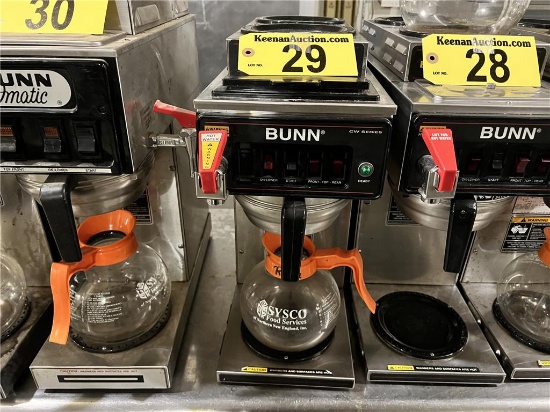 FLR 2: BUNN CWTF20 3-BURNER  COFFEE MAKER