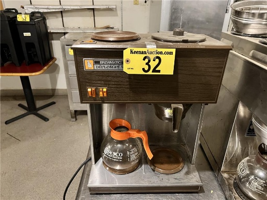 FLR 2: BREWMATIC DIPLOMAT VI 3-BURNER COFFEE MAKER