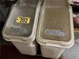 FLR 2: $BID PRICE X 2 - (2) RUBBERMAID INGREDIENT BINS