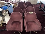 FLR 3: $BID PRICE X QUANTITY: (8) UPHOLSTERED LOUNGE CHAIRS