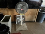 FLR 1: LOT: DAYTON FLOOR FAN & BOX FAN