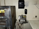 FLR 1: S/S HAND SINK WITH PAPER TOWEL & SOAP DISPENSERS