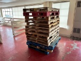 FLR 1: LOT OF 13-HARDWOOD PALLETS