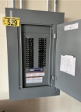 FLR 1: SQUARE D 30-BREAKER PANEL BOARD W/ BREAKERS, 100 AMP