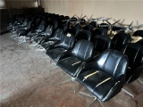 FLR 2: LOT OF 65-SWIVEL LOUNGE CHAIRS