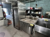 FLR 1: REFRIGERATION LOT: JOHNSON SINGLE DOOR COOLER & DIPPING CABINET