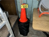 FLR 1: $BID PRICE X QUANTITY: (20) NEW ORANGE SAFETY CONES