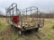 SQUARE BALE HAY WAGON, 16' X 92