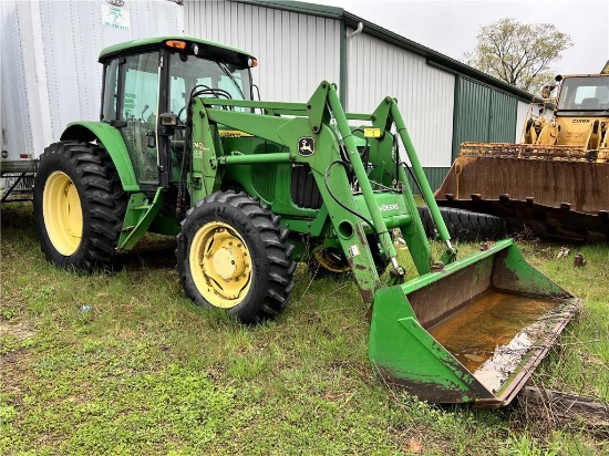 2003 JOHN DEERE MODEL 6715 4WD TRACTOR, 4,773 HOURS