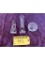 LOT: 6-ASSORTED CRYSTAL & GLASSES, DECANTER STOPPER, (2) FOOTED BOWLS, VASE, BEER MUG