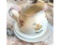 LOT: TEA POT & ASSORTED SAUCERS
