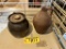 LOT: STONEWARE 3-QT. PITCHER & CROCK