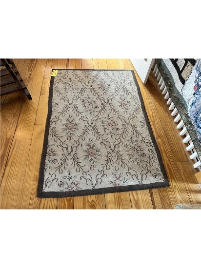 LOT: 2-MATCHING AREA RUGS, 44" X 66" & 33" X 54"