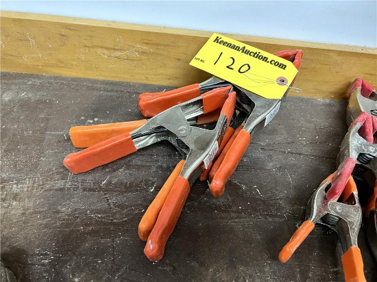 TIMES THE MONEY: (5) SPRING CLAMPS