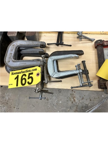 TIMES THE MONEY: (7) C-CLAMPS